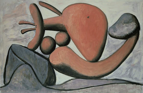 Pablo Picasso, Woman Throwing a Stone, 1931, Musée Picasso, Paris. Image: © Peter Willi / Bridgeman Images, Artwork: © Succession Picasso / DACS, London 2022